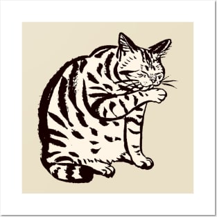 cute cats Posters and Art